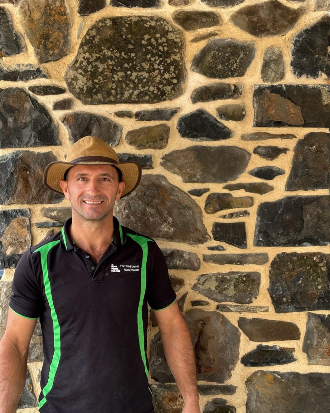 Carey Gully Entrance Gate - Traditional Stone Entrance Wall Adelaide, South Australia